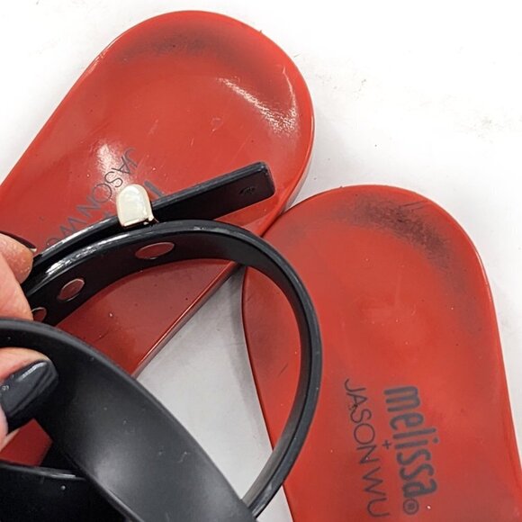 MELISSA Wonderful Jason Wu Jelly Sandal Black - Picture 8 of 10